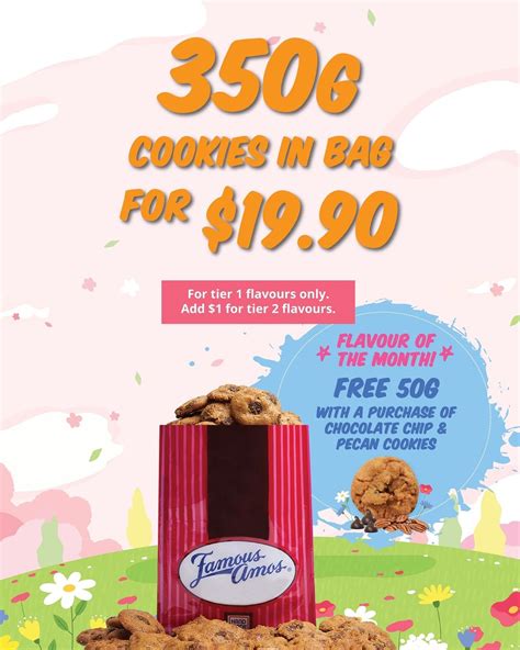 8 Apr 2024 Onward Famous Amos Special Deal SG EverydayOnSales