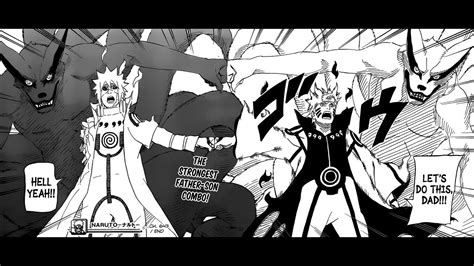 Naruto 643 Review Thougts A Combination Attack Father Son Fistbump Youtube