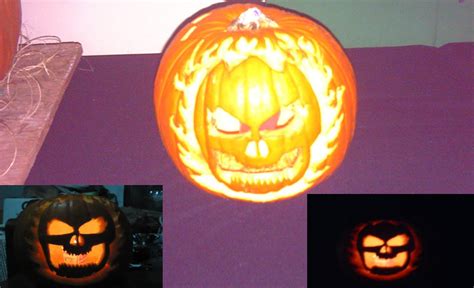 Ghost Rider Pumpkin By Dogberman On Deviantart