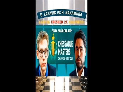 Lazavik CRUSHED Hikaru 2x Two Times Champion Chess Tour Chessable