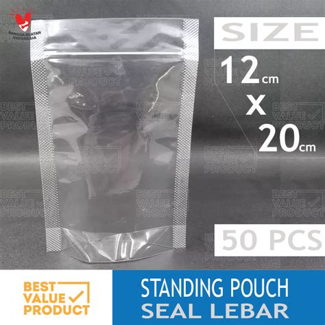 Jual Standing Pouch X Cm Kemasan Plastik Klip Berdiri X Cm