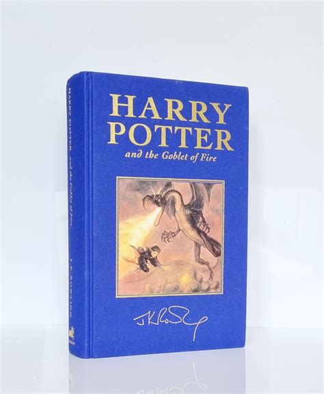 Harry Potter And The Goblet Of Fire SIGNED DELUXE EDITION By J K