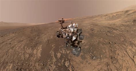 El Selfi Del Rover Curiosity En El Cráter Gale De Marte