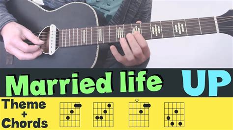 Up Married Life Theme Chords Cover Tutorial Lesson Tabs Youtube