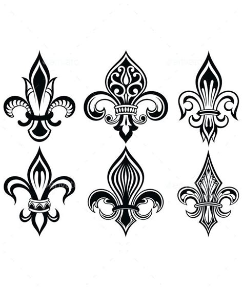 Fleur De Lis Vector Art At Collection Of Fleur De Lis