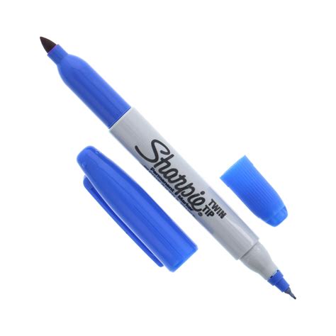 Sharpie® Twin Tip Permanent Marker, Blue - Walmart.com