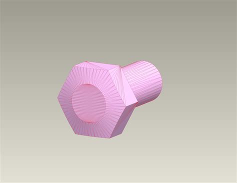 bolt  model  stl obj unknown freed