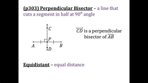 Unit 5 Day 0 Perpendicular Bisectors And Angle Bisectors Youtube