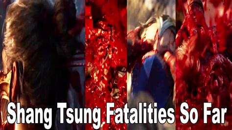 Mortal Kombat Shang Tsung Fatalities So Far Youtube