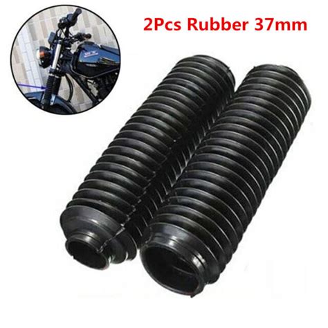 Pcs Mm Motorcycle Front Rubber Gaiter Boots Fork Shock Absorber Dust