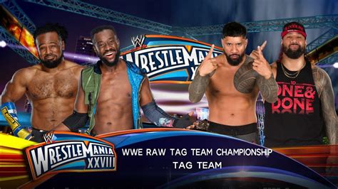 Wwe K The New Day Vs The Usos Tag Team Match Wwe Raw Tag Team