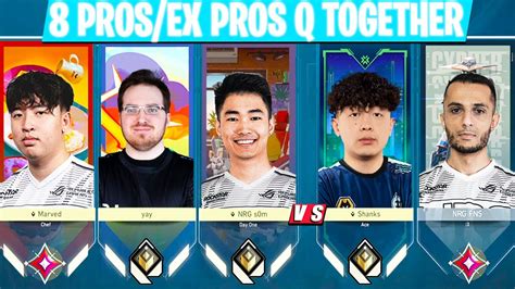 When 8 Pros Ex Pros Q Together S0m YAY Marved Subroza Vs FNS