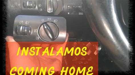 Como Instalar Switch De Luces Automáticas Coming Home Leaving Home Seat Leon Mk1 Youtube