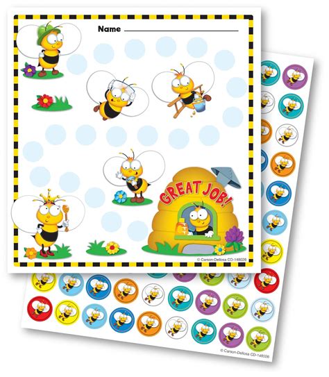 Buzz Worthy Bees Mini Incentive Charts Carson Dellosa Publishing