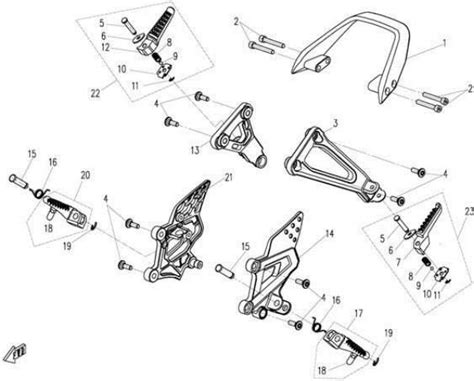 Cfmoto F Footrest Rack Sherco