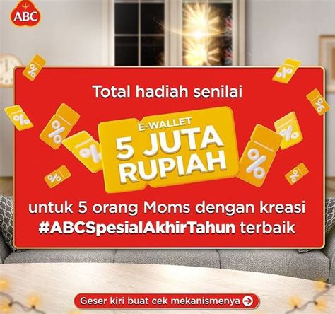 Lomba Kreasi Sirup ABC Spesial Akhir Tahun Berhadiah Total 5 Juta