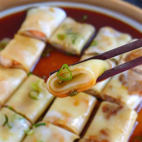 Cheung Fun Steamed Rice Noodle Rolls 肠粉 Red House Spice