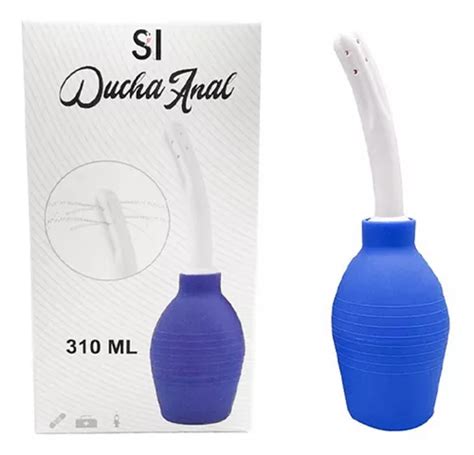 Ducha higiénica unisex vaginal y anal de PVC azul 310 ml MercadoLibre