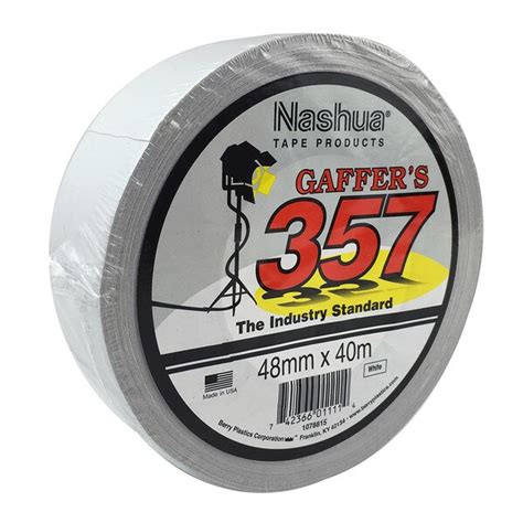 Nashua 357 Gaffer Tape 48mm x 40M in White | Videocraft