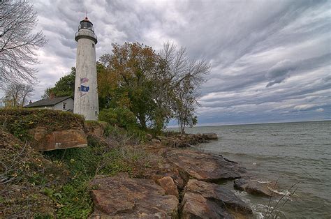 Aux Barques Light 1 Photograph By Ward McGinnis Pixels