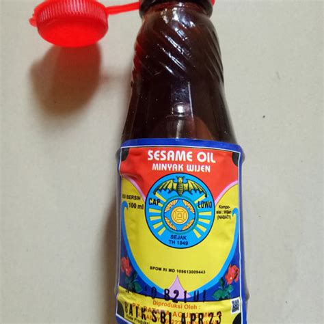 Jual MINYAK WIJEN CAP LOWO SESAME OIL LOWO 100 ML Kota Surabaya