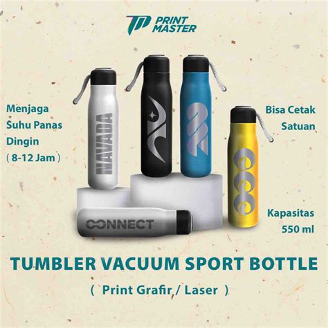 Jual Custom Tumbler Termos Tali Stainless Laser Grafir Souvenir Promosi