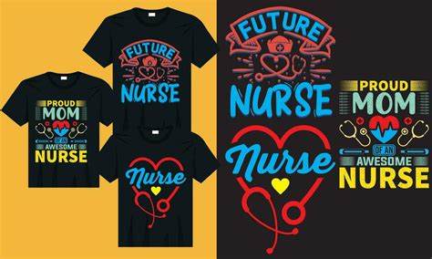 nurse quotes design premium vector, Nurse t-shirt design with nurse ...