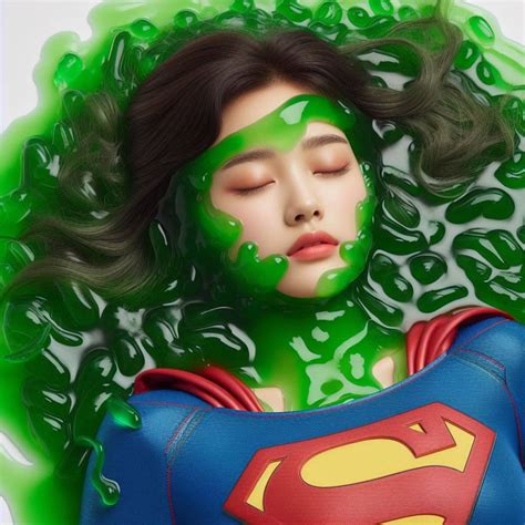 Asian Supergirl Soaked In Kryptonite Slime By Zsthegeeky On Deviantart