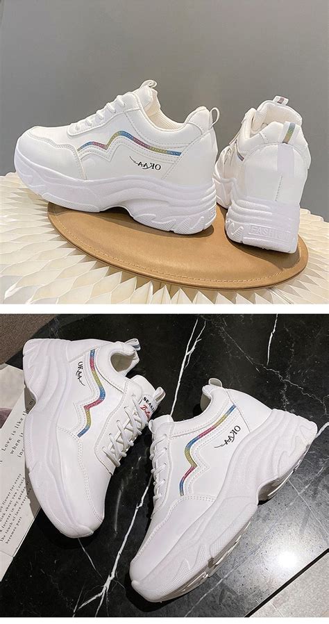 Korean Fashion Rubber Shoes For Women Sneakersadd Two Size Shopee