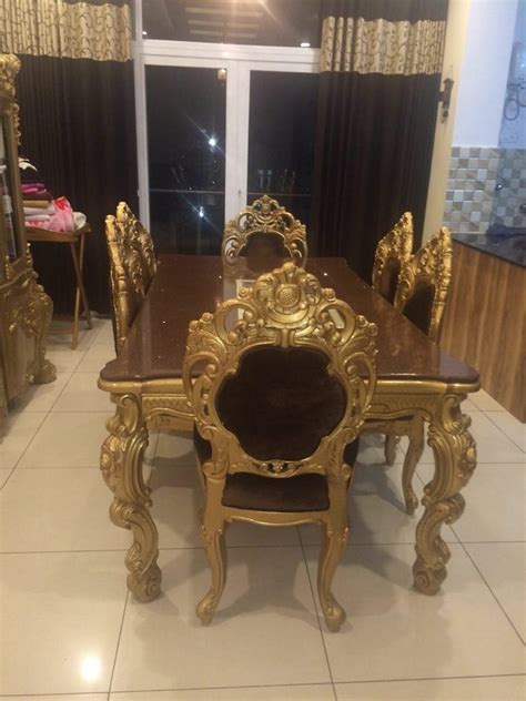 Square Nrw Wooden Hand Carved Dining Table Set Seater At Rs