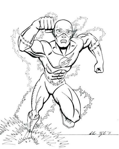 Top 10 Reverse Flash Coloring Pages