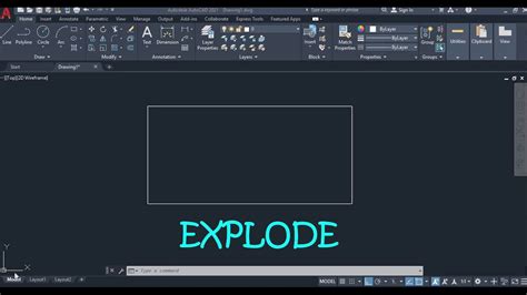 Explode Command In AutoCAD Software YouTube