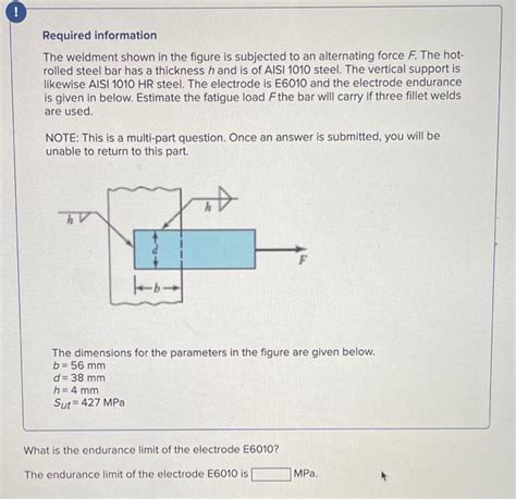 Solved Required Information The Weldment Shown In The Figure Chegg