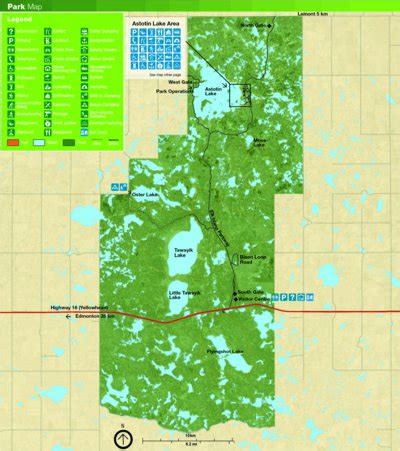 Elk Island National Park - Trail Map map by Parks Canada - Avenza Maps