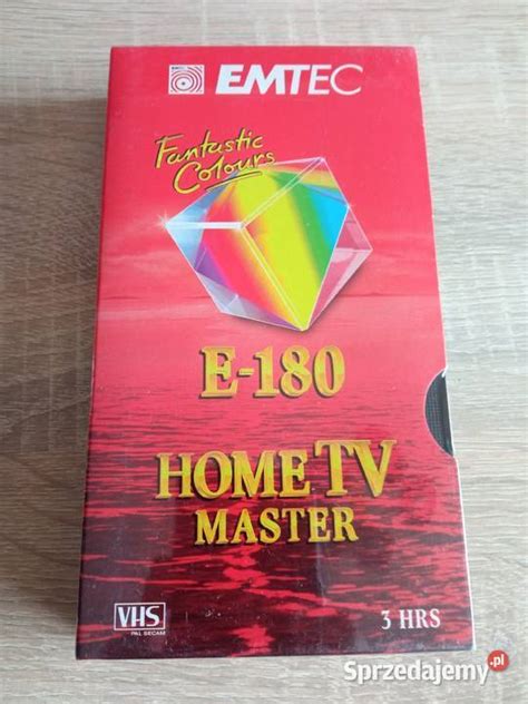 EMTEC HOME TV MASTER E 180 Nowa Kaseta VHS Pniewy Sprzedajemy Pl