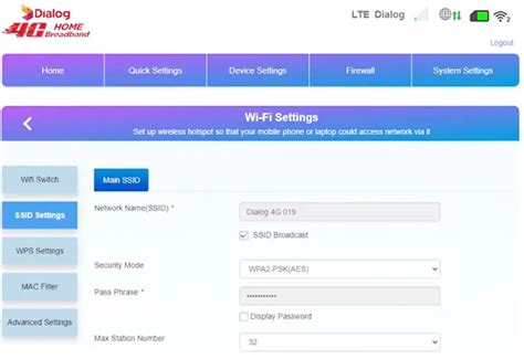 Easy Steps To Change The WiFi Password Of Your Dialog Router