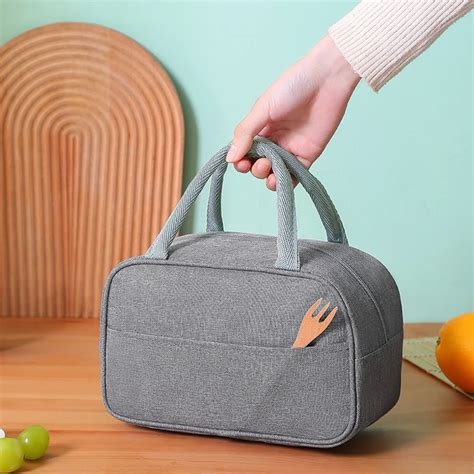 Bolsa Enfriadora De Lona Para Mujer Y Ni O Bolso Impermeable Port Til