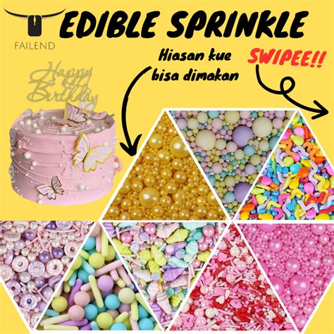 Jual Sprinkles Trimit Springkel 10gr Sprinkle Mix Cake Dekorasi Bisa