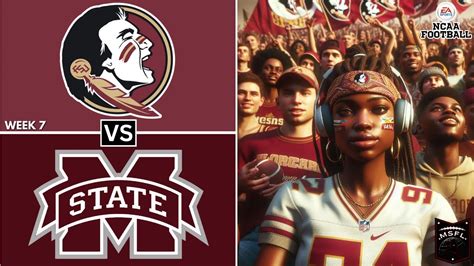 Msfl College Football Series Mississippi State Vs Florida State Week