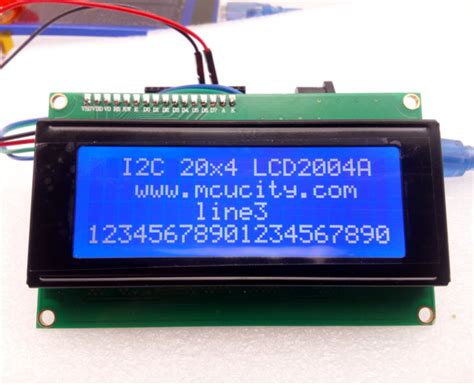 I C Lcd A Lcd Blue Screen X Lcd With Backlight Arduino