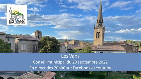 Conseil Municipal Du 20 Septembre 2022 YouTube