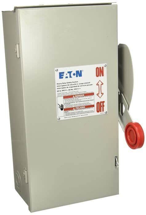 Eaton Dh Urk Heavy Duty Safety Switch A V Ubuy India