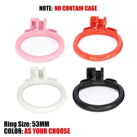 GAINE DE PENIS Only 53mm Ring Black Combinaison Mamba Cage de chasteté