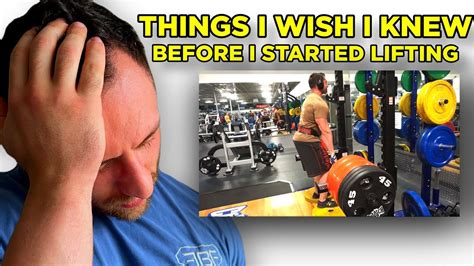 4 Things I Wish I Knew When I Started Bodybuilding YouTube