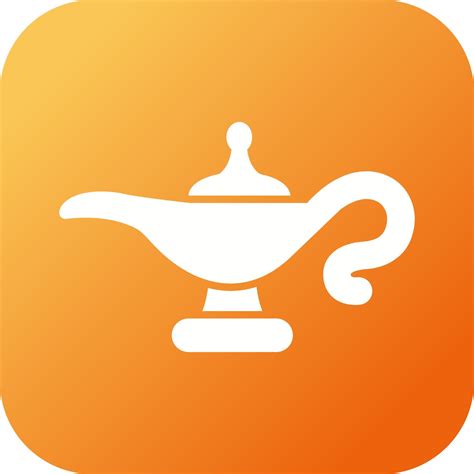 Genie Lamp Vector Icon Vector Art At Vecteezy