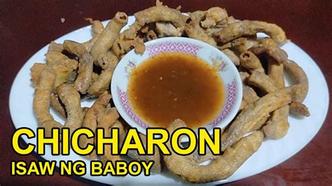 Chicharon Na Isaw Ng Baboy YouTube