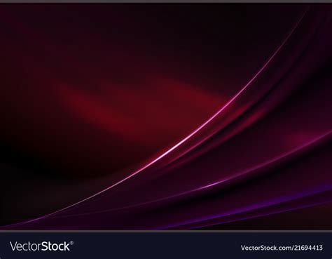 Dark pink purple abstract background with flowing Vector Image