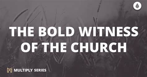 The Bold Witness Of The Church Bay Leaf Baptist Church