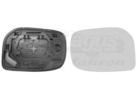 Spiegelglas Außenspiegel HAGUS VAN WEZEL 5432832 für TOYOTA YARIS