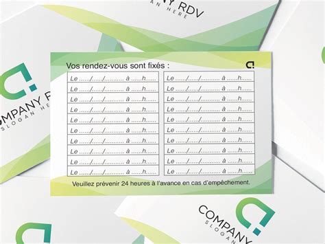 Carte De Rendez Vous À Imprimer Impression Pas Cher Printoclock